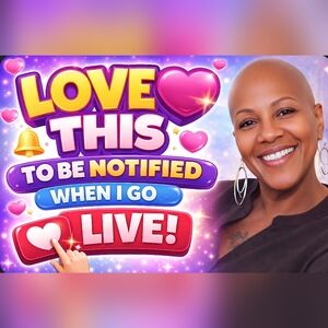 Don't miss out! 'Love' this listing so you’ll know exactly when I'm live.